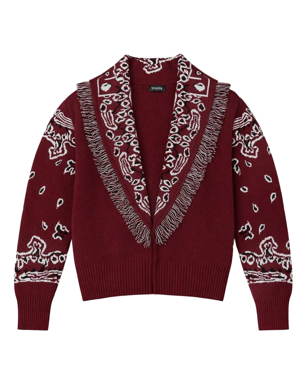 Burgundy Cardigan