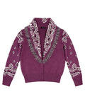 Purple Cardigan