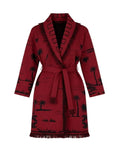 Burgundy Long Cardigan